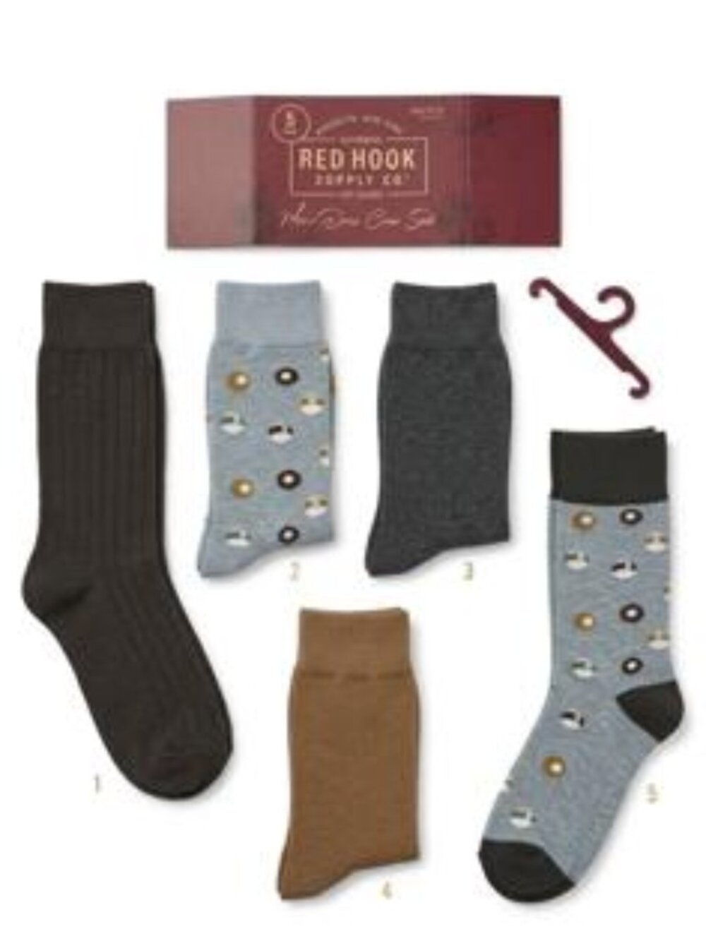 Red Hook Supply Co.  Men's Dress Crew Sock